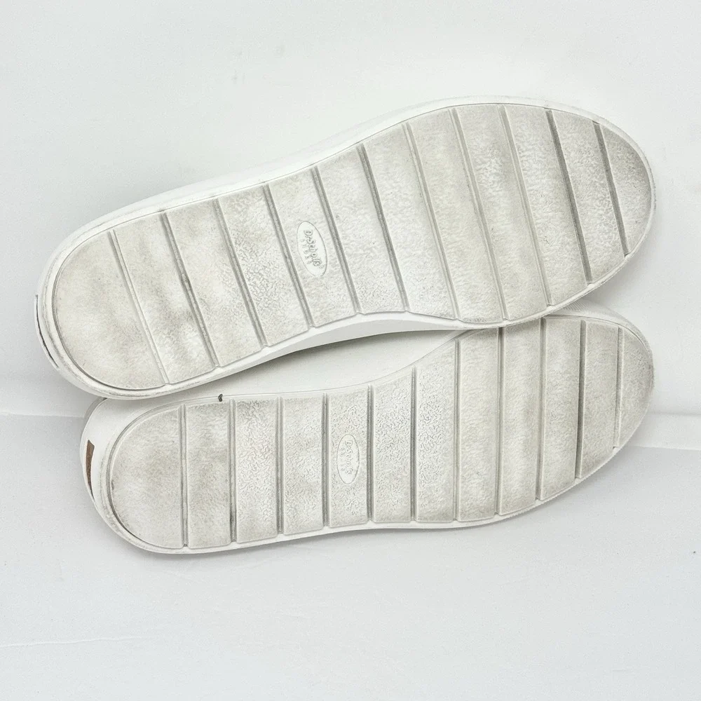 Dr Scholl's Women's Time Off Sneaker Size 9.5M White Gold Faux Leather - Picture 13 of 13